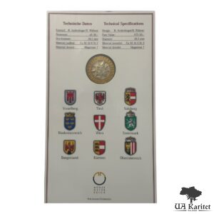 Набір 50 шилінгів 1999 р. 100 років після смерті Йоганна Штрауса Австрія 🇦🇹 — фото 2
