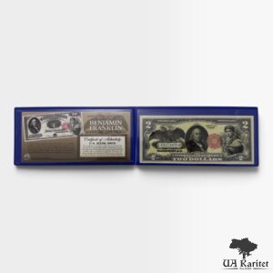 Набір 2 долара 2017 р. Benjamin Franklin Series 1880 $50 Design США 🇺🇸 — фото 2