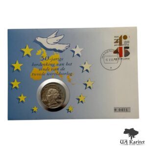 Набір 1 ECU 1995 р. КПД 50-та річниця визволення – Королева Вільгельміна Нідерланди 🇳🇱