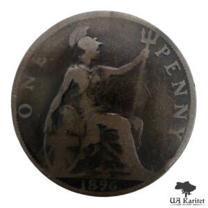 1 пенні 1896 р. Королева Вікторія Великобританія 🇬🇧