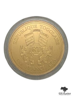 100 франків 2013 р. Папа Франциск, єпископ Риму – 07.04.2013 Того 🇹🇬 — фото 3