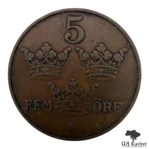5 ере 1925 р. Король Густав V Швеція 🇸🇪