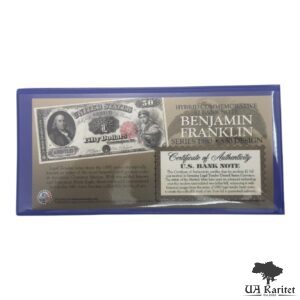 Набір 2 долара 2017 р. Benjamin Franklin Series 1880 $50 Design США 🇺🇸 — фото 4