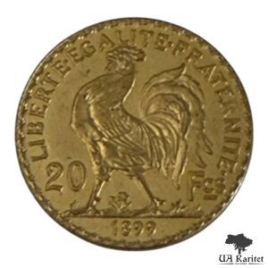 20 франків 1899 р. Півень Франція 🇫🇷