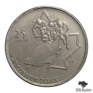 25 центів 2008 р. Олімпіада Ванкувер 2010 Канада 🇨🇦