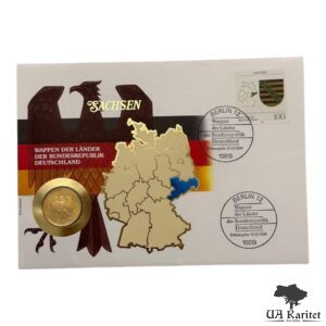 Набір 1 марка D 1991 р. 1994 р. КПД SACHSEN / Саксонія Німеччина 🇩🇪 — фото 2
