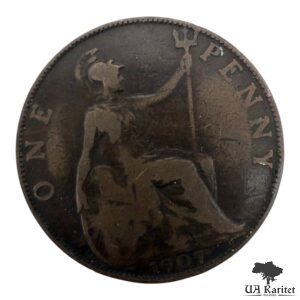 1 пенні 1907 р. Король Едуард VII Великобританія 🇬🇧