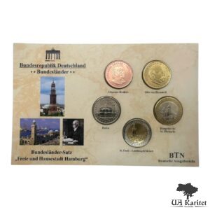 Набір медалей Землі Німеччини Freie und Hansestadt Hamburg Німеччина 🇩🇪