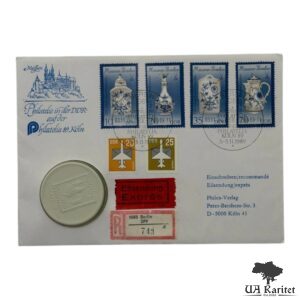 Набір медаль 1989 р. КПД Філателія-89 Німеччина 🇩🇪