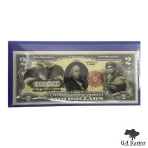 Набір 2 долара 2017 р. Benjamin Franklin Series 1880 $50 Design США 🇺🇸