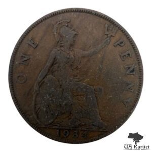 1 пенні 1934 р. Король Георг V Великобританія 🇬🇧