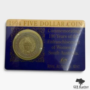 5 доларів 1994 р. 100 років виборчому праву жінок Австралія 🇦🇺