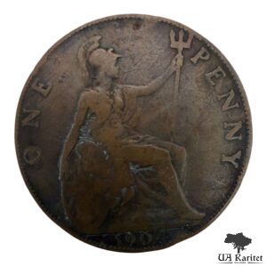 1 пенні 1904 р. Король Едуард VII Великобританія 🇬🇧