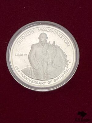 ½ долара 1982 р. 250 років від народження Джорджа Вашингтона США 🇺🇸 — фото 2