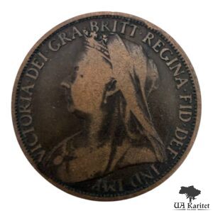 1 пенні 1896 р. Королева Вікторія Великобританія 🇬🇧 — фото 2