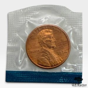 1 цент 1974 р. Лінкольн-Сент США 🇺🇸
