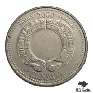 25 центів 2000 р. Сім’я Канада 🇨🇦