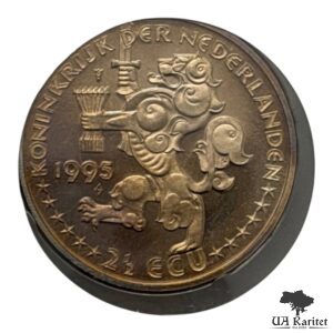 Набір 1 ECU 1995 р. КПД 50-та річниця визволення – Королева Вільгельміна Нідерланди 🇳🇱 — фото 3