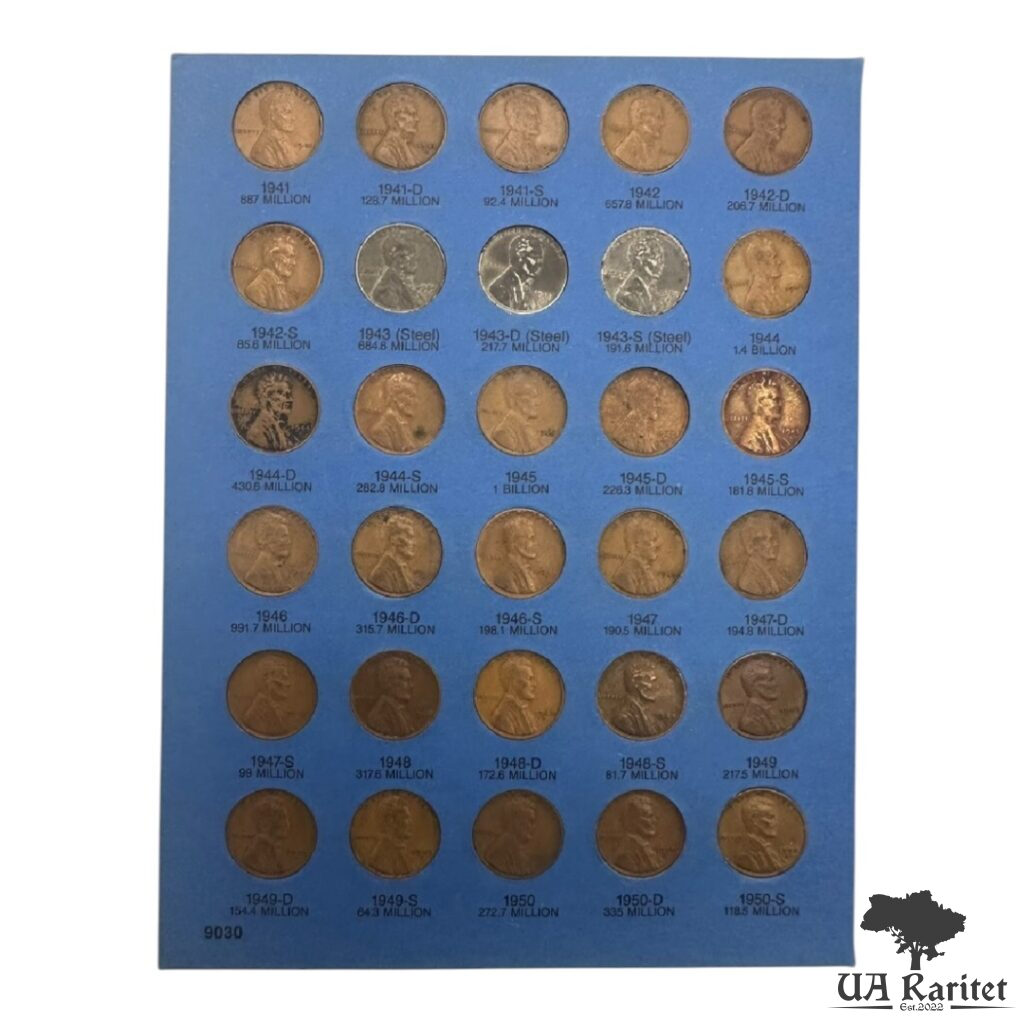 Альбом 1941-1974 рр. З монетами Альбом 1941-1974 рр. З монетами Lincoln Cent США 🇺🇸 — фото 2