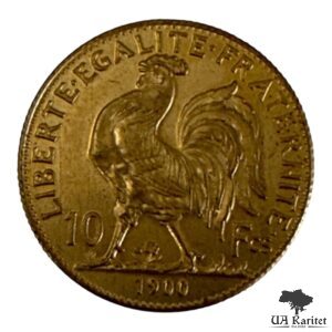 10 франків 1900 р. Півень Франція 🇫🇷