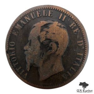 10 чентезимо 1866 р. M Віктор Еммануїл II Італія 🇮🇹 — фото 2