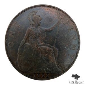 1 пенні 1922 р. Король Георг V Великобританія 🇬🇧 — фото 2