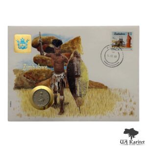 Набір 20 центів 1987 р. 1988 р. КПД Прапори і монети всіх країн-членів ООН Зімбабве 🇿🇼