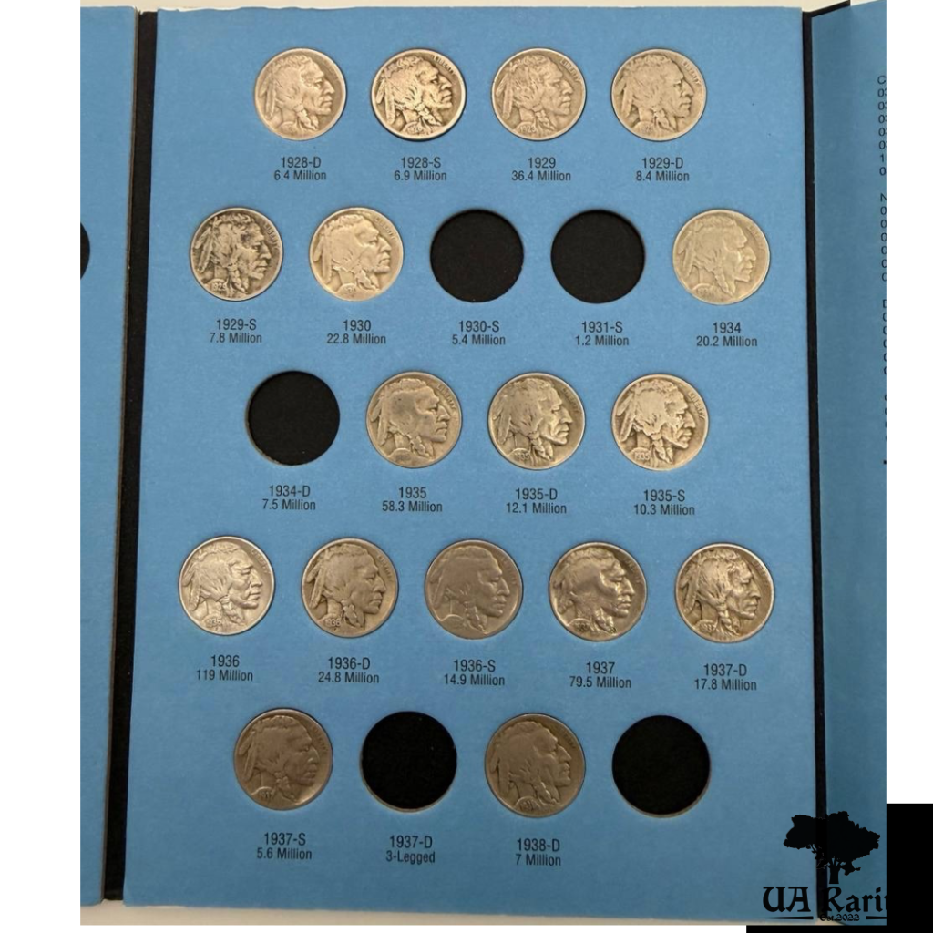1890296_photoroom_20260921_142238-1 Набір альбом з монетами не повний Buffalo Nickels 1913-1938 США 🇺🇸 — фото 5