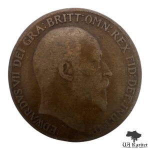 1 пенні 1910 р. Король Едуард VII Великобританія 🇬🇧 — фото 2