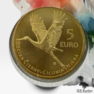 Набір 5 євро 2023 р. КПД Чорний лелека Словаччина 🇸🇰 — фото 3