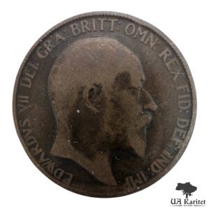 1 пенні 1907 р. Король Едуард VII Великобританія 🇬🇧 — фото 2