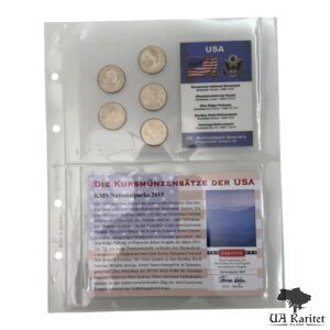 Набір монет 25 центів/ квотери 2015 р. D Серія Національні парки / America the Beautiful Quarters США 🇺🇸
