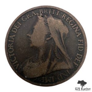 1 пенні 1901 р. Королева Вікторія Великобританія 🇬🇧 — фото 2