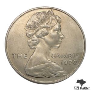 8 шилінгів 1970 р. Бегемот/Гіпопотам Гамбія 🇬🇲 — фото 2