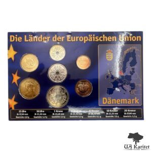 Набір монет 2007 р. Країни Європейського Союзу. Данія 🇩🇰 — фото 2