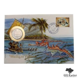 Набір 2 франка 1990 р. КПД Французька Полінезія 🇵🇫 Wallis et Futuna – Уолліс і Футуна