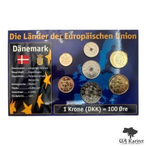 Набір монет 2007 р. Країни Європейського Союзу. Данія 🇩🇰