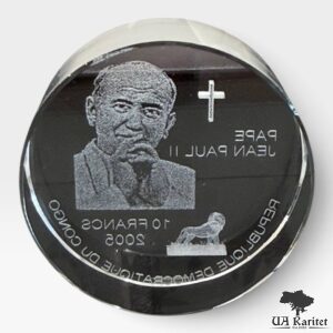 10 фраків 2005 р. Пам’яті Івана Павла ІІ /руки в молитві/ Конго 🇨🇬 — фото 4