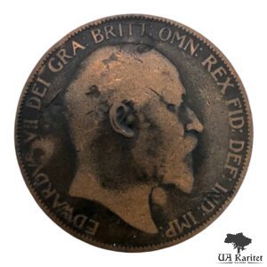1 пенні 1906 р. Король Едуард VII Великобританія 🇬🇧 — фото 2