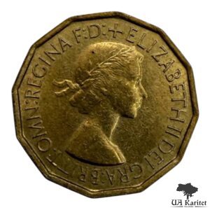 3 пенса 1953 р. Єлизавета II Великобританія 🇬🇧 — фото 2