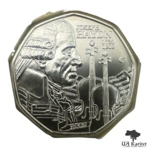 5 євро 2009 р. 200-та річниця – Смерть Йозефа Гайдна Австрія 🇦🇹 — фото 4
