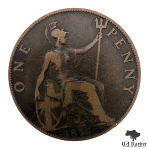 1 пенні 1896 р. Королева Вікторія Великобританія 🇬🇧