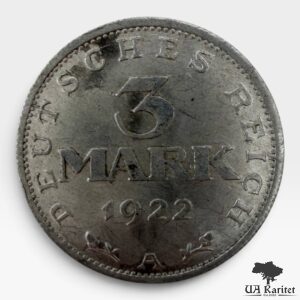 3 марки 1922 р. A 3-тя річниця – Веймарська конституція Німеччина 🇩🇪 — фото 2