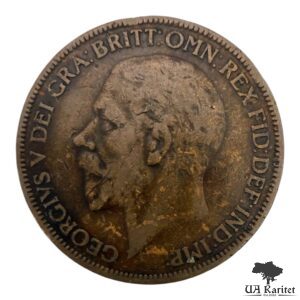 1 пенні 1927 р. Король Георг V Великобританія 🇬🇧