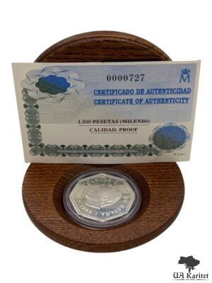 Набір 1500 песет 1999 р. Міленіум – Астронавт Іспанія 🇪🇸