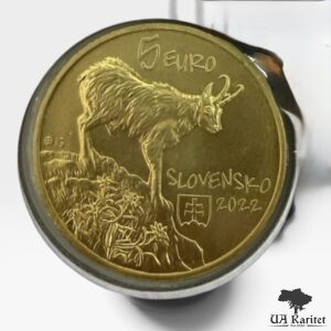 Набір 5 євро 2022 р. КПД Козиця / серна татранська Словаччина 🇸🇰 — фото 3