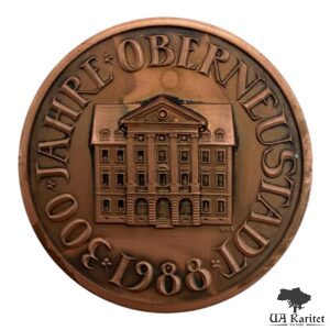 Медаль 1988 р. 300 років Обернойштадту Касселя 1688-1988 Німеччина 🇩🇪