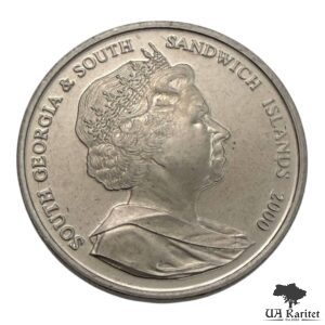2 фунта 2000 р. Південна Джорджія 225 років від дня дослідження Південної Георгії капітаном Джеймсом Куком — фото 2