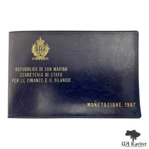 Набір монет 1987 р. 15 років відновленню чеканки монет Сан-Марино 🇸🇲