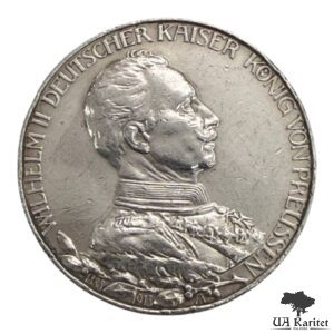 2 марки 1913 р. Пруссія 25 років правління Вільгельма II/ Мундир Німеччина 🇩🇪